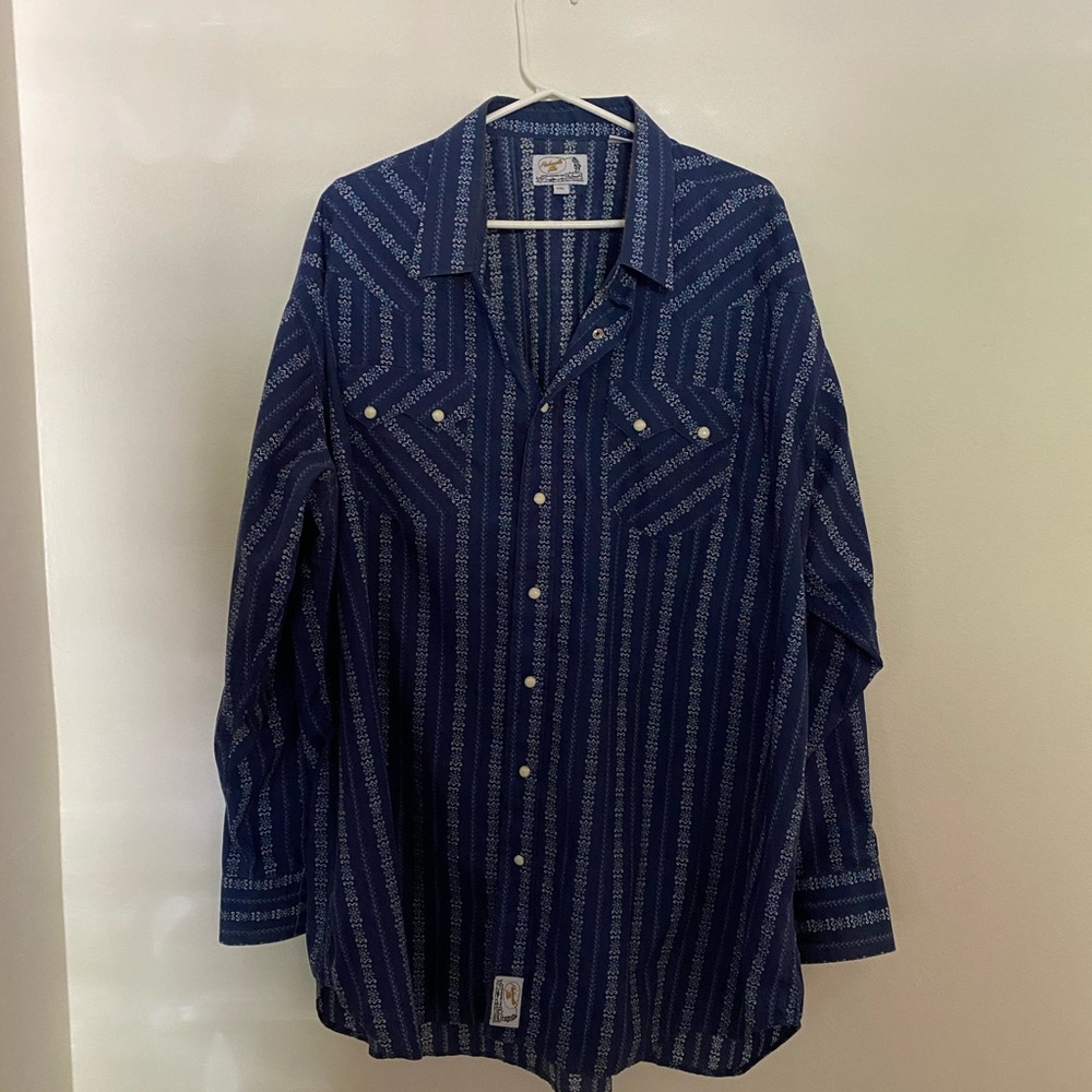 Panhandle Slim Pearl Buttons Western Shirt XXL